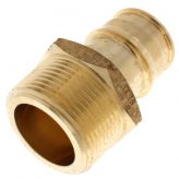 3/4" Male NPT x 1/2" F1960 Brass Expansion PEX Adapter (Lead Free)