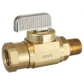 dahl 1/4 FIP X 1/4 MIP, Petcock or Gauge Cock Straight, Brass