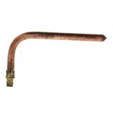 1/2" F1960 Copper Stub Out Elbow, 3-1/2" x 8" (Lead Free)