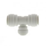 3/8" x 3/8" x 1/4" OD Plastic Quick Connect Tee