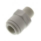 1/4" Male NPT x 3/8" OD Plastic Quick Connect Adapter