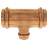 3/4" x 3/4" x 1/2" Copper Press-Fit Tee