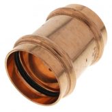 2" Copper Press-Fit Coupling w/ Stop