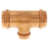 1-1/2" x 1-1/2" x 1" Copper Press-Fit Tee