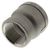 1-1/2" x 1-1/4" 316 Stainless Steel Reducing Coupling