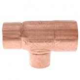 1-1/2" x 1-1/4" x 1" Copper Tee
