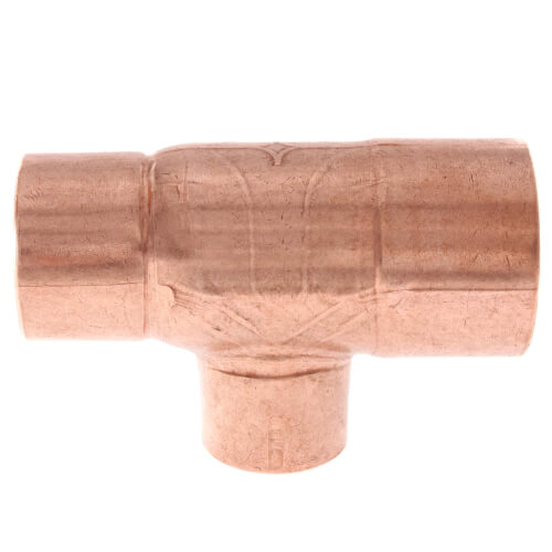 1-1-2 x 1-1-4 x 1 copper tee