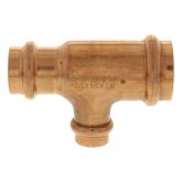 1-1/2" x 1-1/4" x 1" Copper Press-Fit Tee