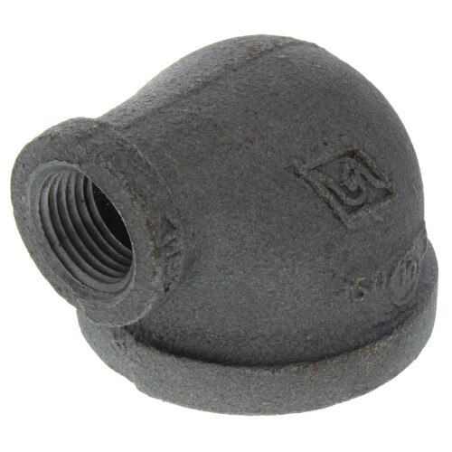 1-1-2 x 1-2 black reducing 90 elbow