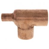 1-1/2" x 1/2" x 1-1/2" Copper Tee