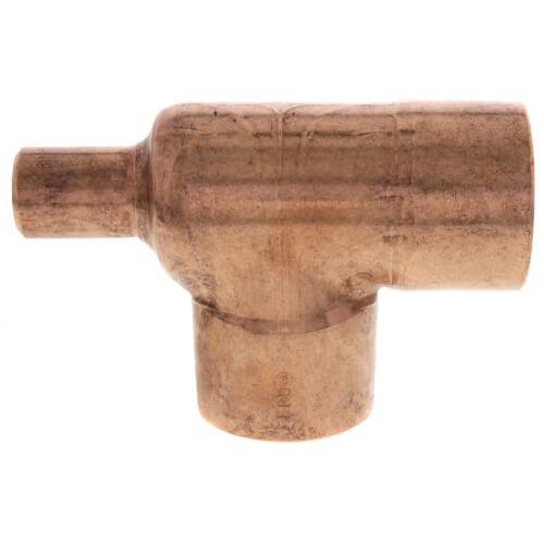 1-1-2 x 1-2 x 1-1-2 copper tee