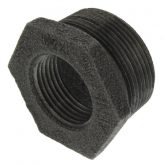 1-1/2" x 1" Black Malleable Bushing