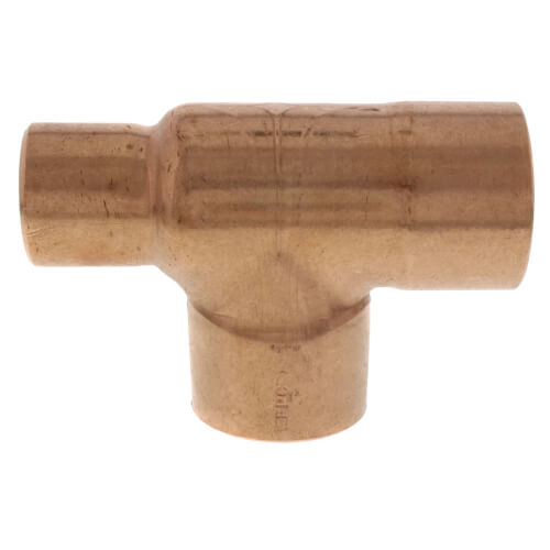 1-1-2 x 1 x 1-1-2 copper tee