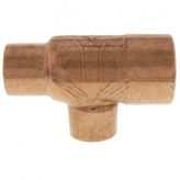 1-1/2" x 1" x 1" Copper Tee