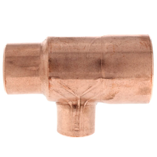 1-1-2 x 1 x 3-4 copper tee