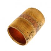1-1/2" x 2-1/2" Brass Nipple (Lead Free)