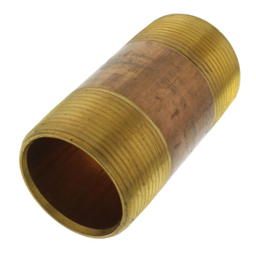 1-1-2 x 3-1-2 brass nipple