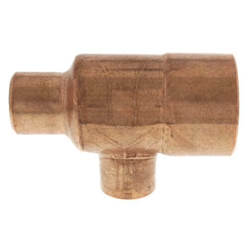 1-1-2 x 3-4 x 3-4 copper tee