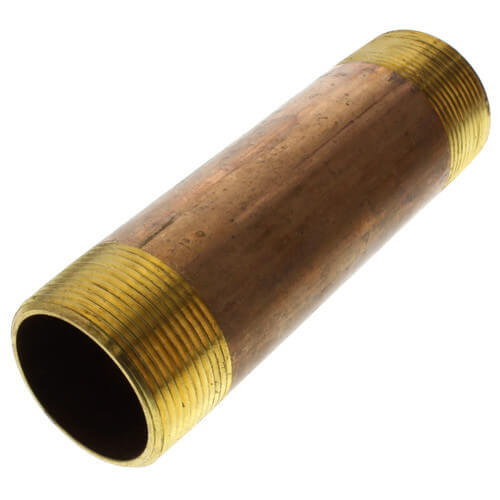 1-1-2 x 6 brass nipple