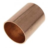 1-1/4" Copper Coupling w/o Stop