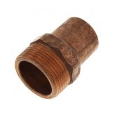 1-1/4" Male Copper Solder (FTG) x 1-1/4" Male NPT Adapter