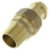 1-1/4" Copper Press-Fit x Male NPT Union