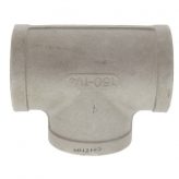 1-1/4" 316 Stainless Steel Tee