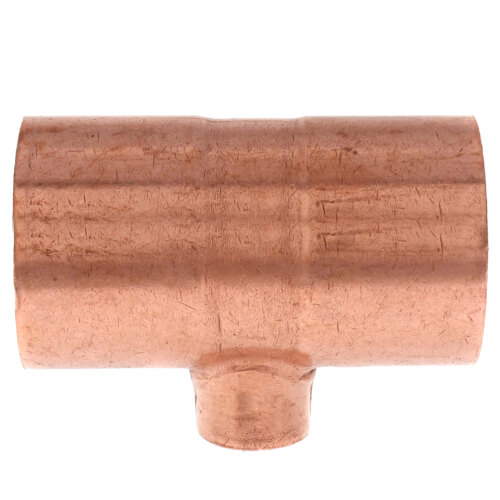 1-1-4 x 1-1-4 x 1-2 copper tee