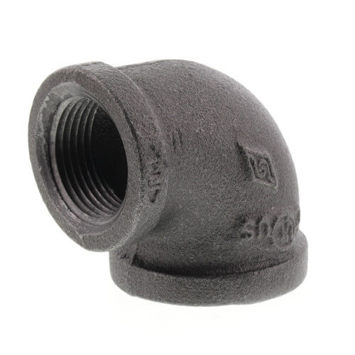 1-1-4 x 1 black reducing 90 elbow