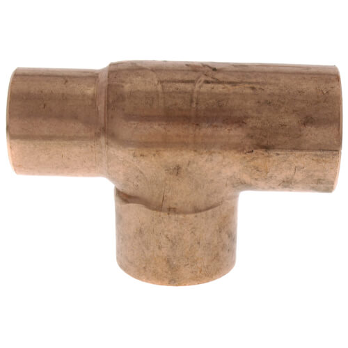 1-1-4 x 1 x 1-1-4 copper tee