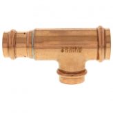 1-1/4" x 1" x 1" Copper Press-Fit Tee