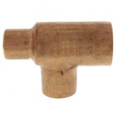 1-1/4" x 3/4" x 1" Copper Tee