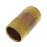 1-1/4" x 3" Brass Nipple (Lead Free)