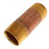 1-1/4" x 4" Brass Nipple (Lead Free)