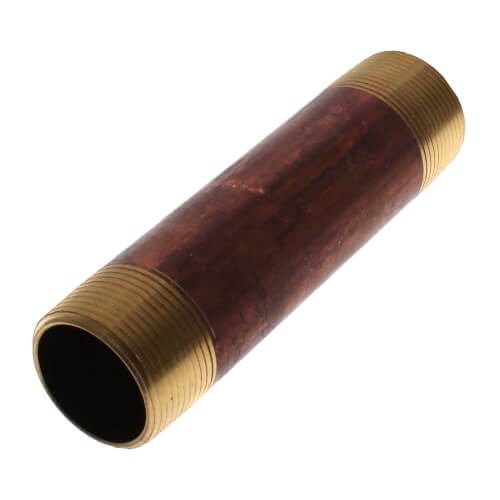 1-1-4 x 6 brass nipple