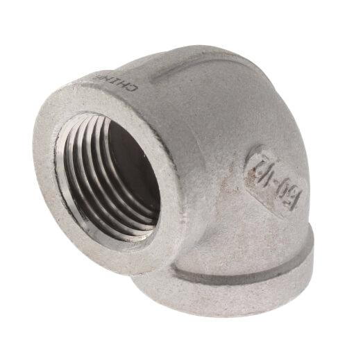 1-2 stainless steel elbow