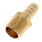 1/2" Hose Barb x 1/2" Male Pipe Brass Coupling (Lead Free)