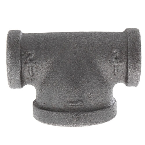 1-2 x 1-2 x 1 black reducing tee