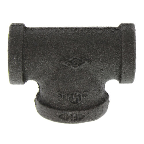 1-2 x 1-2 x 3-4 black reducing tee