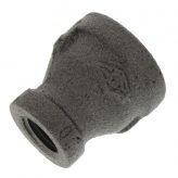 1/2" x 1/4" Black Malleable Reducing Coupling