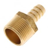 1/2" Hose Barb x 3/4" Male Pipe Brass Coupling (Lead Free)