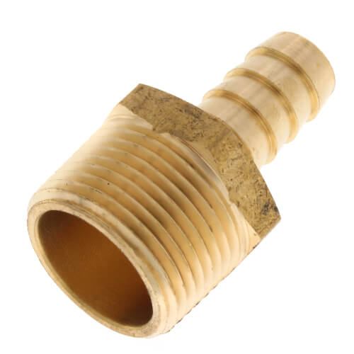 1-2 x 3-4 hose barb x male pipe coup