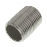 1/2" x Close 316 Stainless Steel Nipple