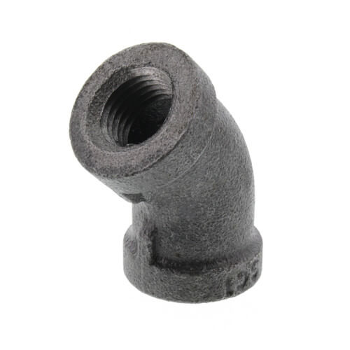 1-4 black 45 elbow