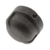 1/4" Black Malleable Cap