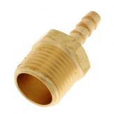 1/4" Hose Barb x 1/2" Male Pipe Brass Coupling (Lead Free)