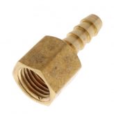 1/4" Hose Barb x 1/4" Female Pipe Brass Coupling (Lead Free)