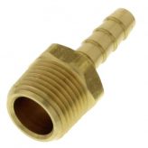 1/4" Hose Barb x 3/8" Male Pipe Brass Coupling (Lead Free)