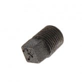 1/8" Black Malleable Plug