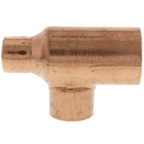 1 x 1-2 x 3-4 copper tee